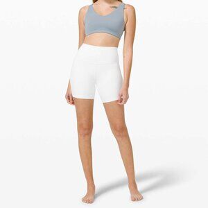 lululemon Align™ High-Rise Short 6" White sz 4 NWT